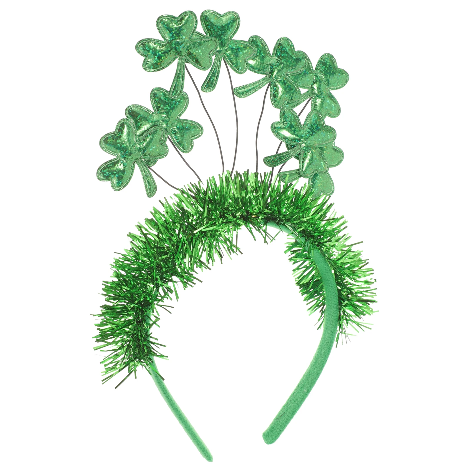 

Shamrock Headband St Patricks Day Hair Accessories Fabric Decorative Boppers Holiday St Patricks Day Headpiece