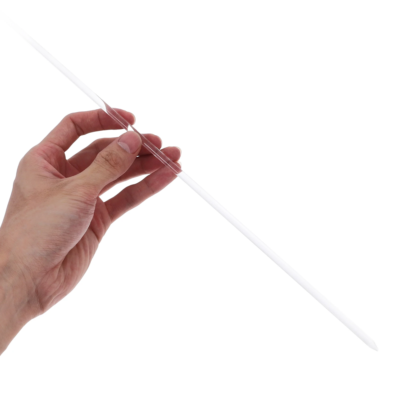 

16pcs Clear Acrylic Plant Stakes Phalaenopsis Support Sticks for Gardening Small Flower Pots Transparent Design