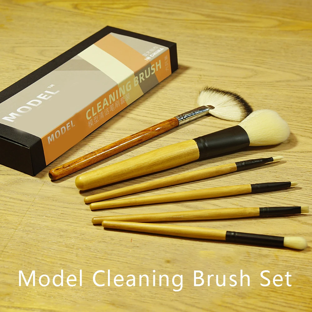 Professional Clean and Dust Super Soft Bristles Brush 6pcs/lot  Model Building Special Mondeling Tools