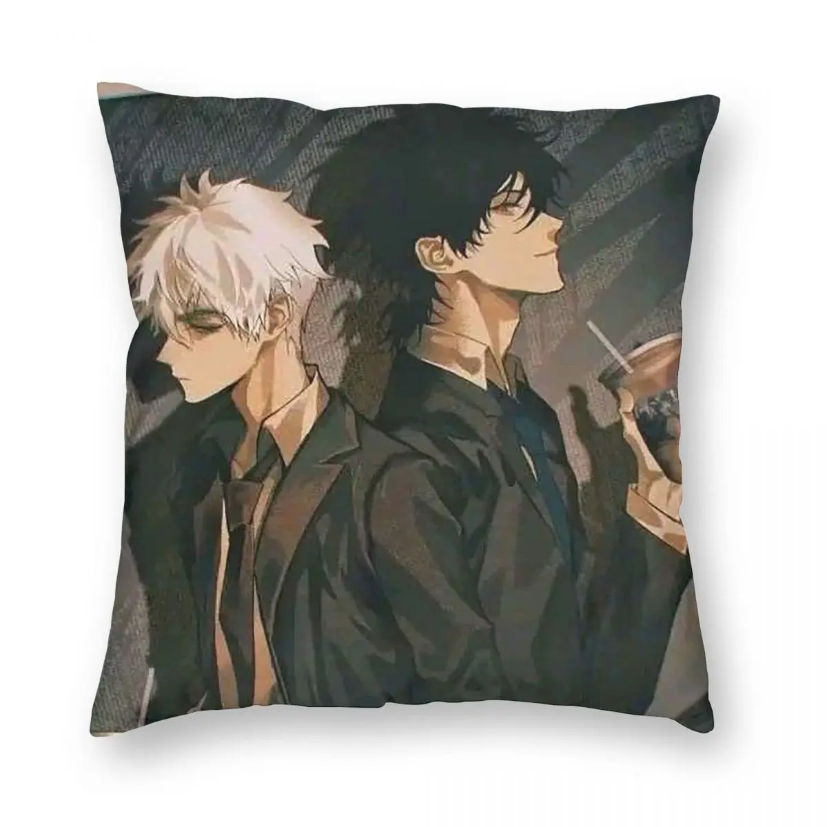 Link Click Anime Square Pillowcase Pillow Cover Cushion Decor Comfort Throw Pillow for Home Car