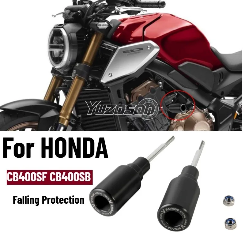 CB400 Engine Crash Pad Fairing Protection For HONDA CB400SF CB400SB Super Four/ Bol D'or Motorcycle Frame Slider Crash Protector