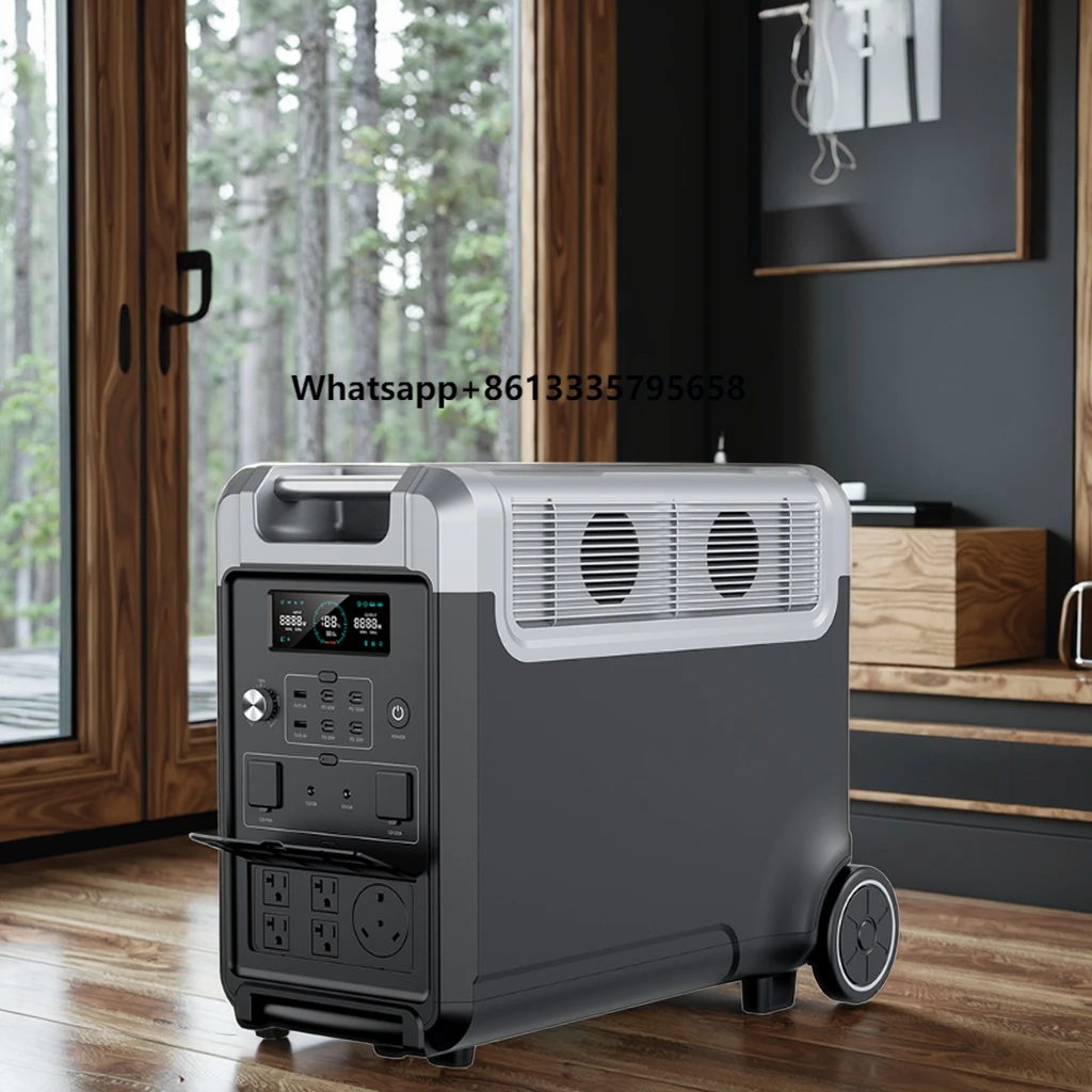 

Outdoor Backup Fast Charging Solar Generator Off Grid 3600W 3840Wh Lifepo4 Battery UPS Portable Power Station for Home Travel