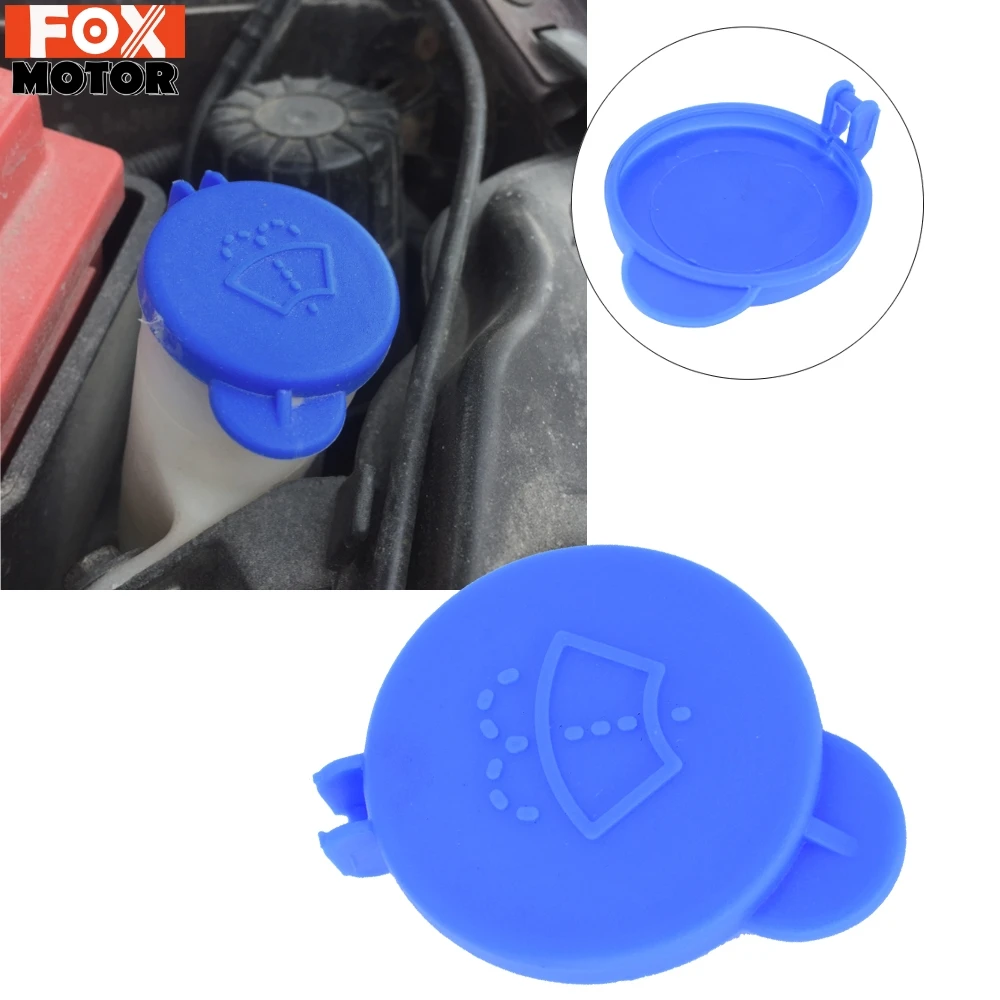 Windshield Wiper Washer Fluid Reservoir Bottle Cap Cover Water Tank Lid 1488251 fit for Ford Fiesta MK5 Fusion Car accessories