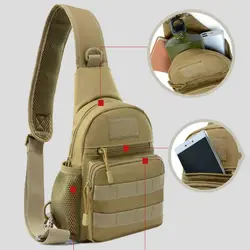 Tactical Sling Bag Sport Travel Chest Bag Outdoor Shoulder Pouch Hunting Molle Crossbody Bags Hiking Camping Tools EDC Pack