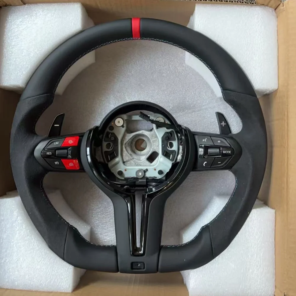 Steering Wheel Suede For BMW F20 F30 F22 F01 F10 M2 F87 M3 F80 M5 X3 F25 F82 F15 E70 E90 E71 E60 X5 E70 M6 Factory Bestsellers