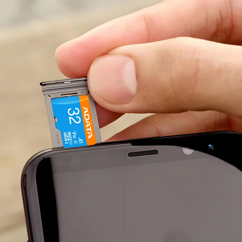 Tarjeta de memoria ADATA Premier microSD A1 V10, velocidad de lectura de 100 MB/s, UHS-I Clase 10, vídeo Full HD, 32 GB, 64 GB, 128 GB, 256 GB, carga de aplicaciones más rápida