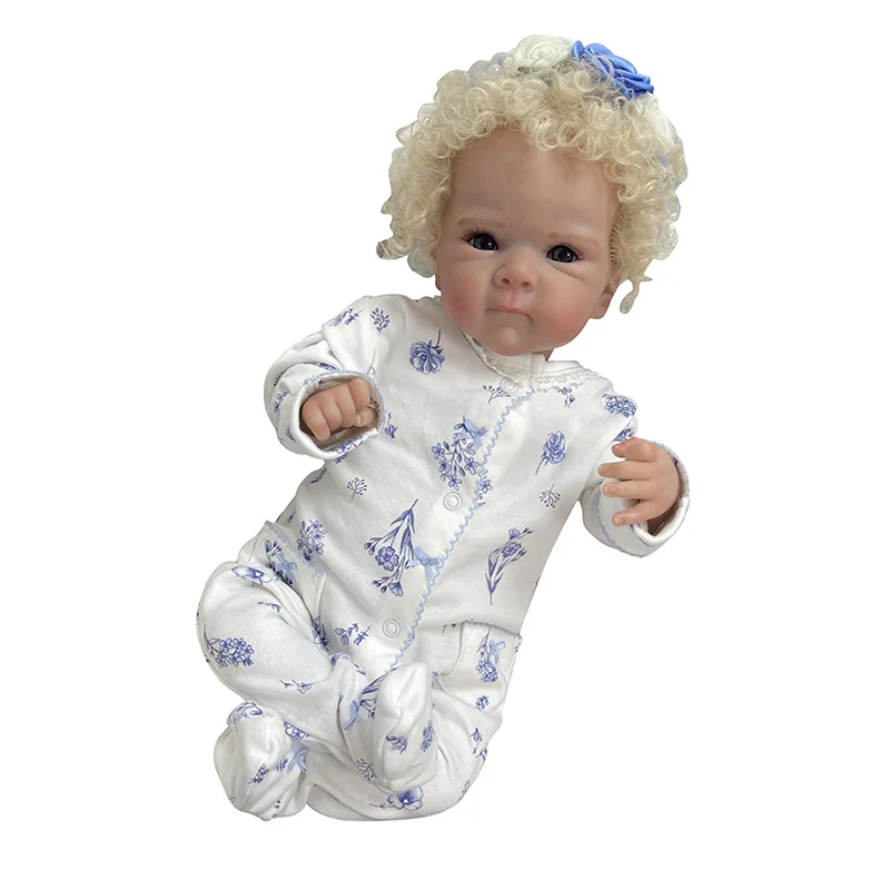 18inch Lifelike Bettie Reborn Baby Doll Toddler Soft Body Doll Newborn Doll Hand-Detailed Paint with 3D Look Visible Veins