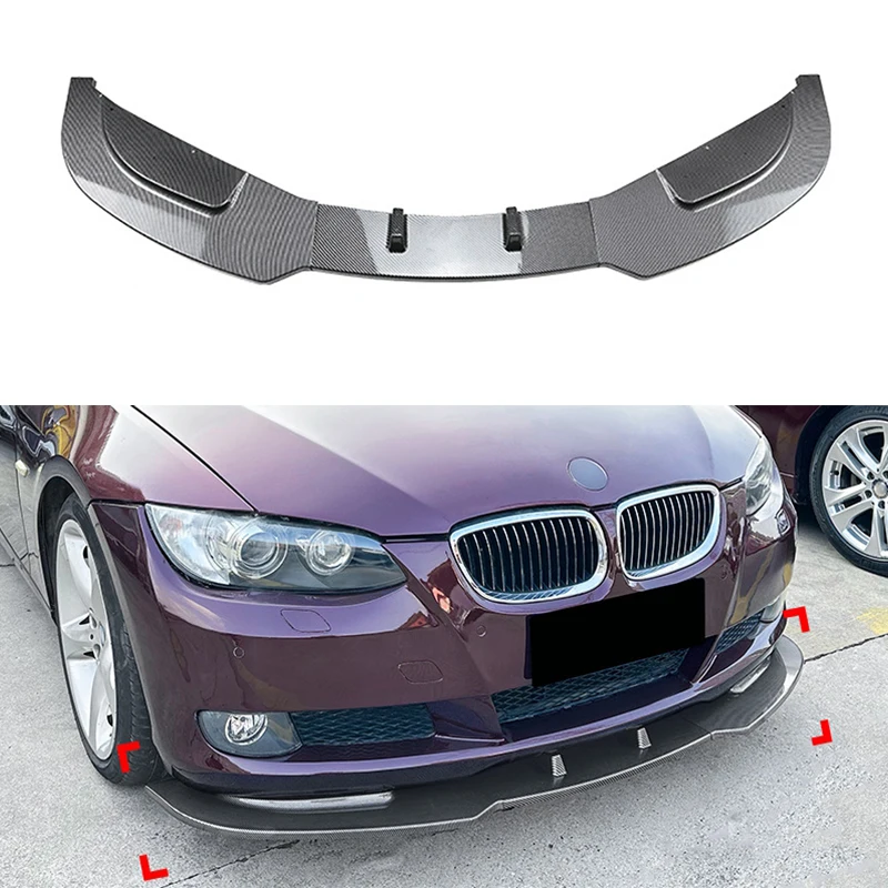 

Front Bumper Lip Spoiler Splitter For BMW 3 Series E92 E93 2006-2013 Diffuser Body kits Glossy black/Carbon Fiber look