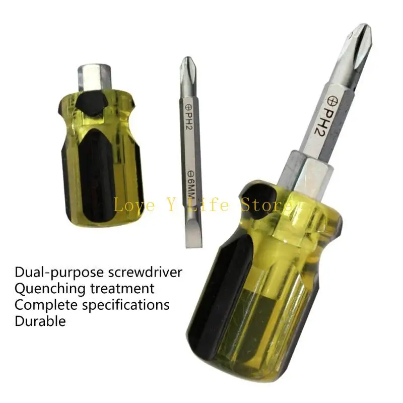 

L74C Slotted Screwdriver Impact Double Head PH2 70mm Bit Nutdrivers Hand Tools