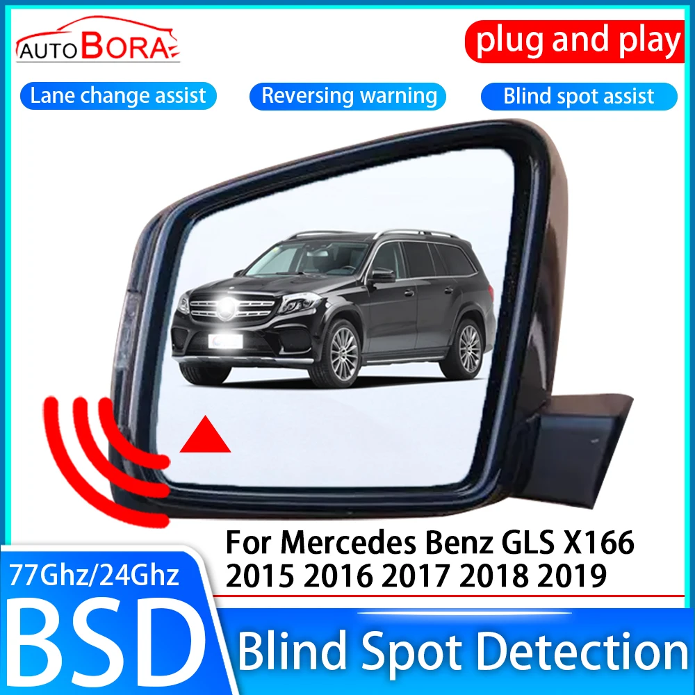 

ZhuCamX Car Blind Spot Detection System BSD BSA BSM Sensor Drive Rear Mirror Monitoring for Mercedes Benz GLS X166 2015~2019