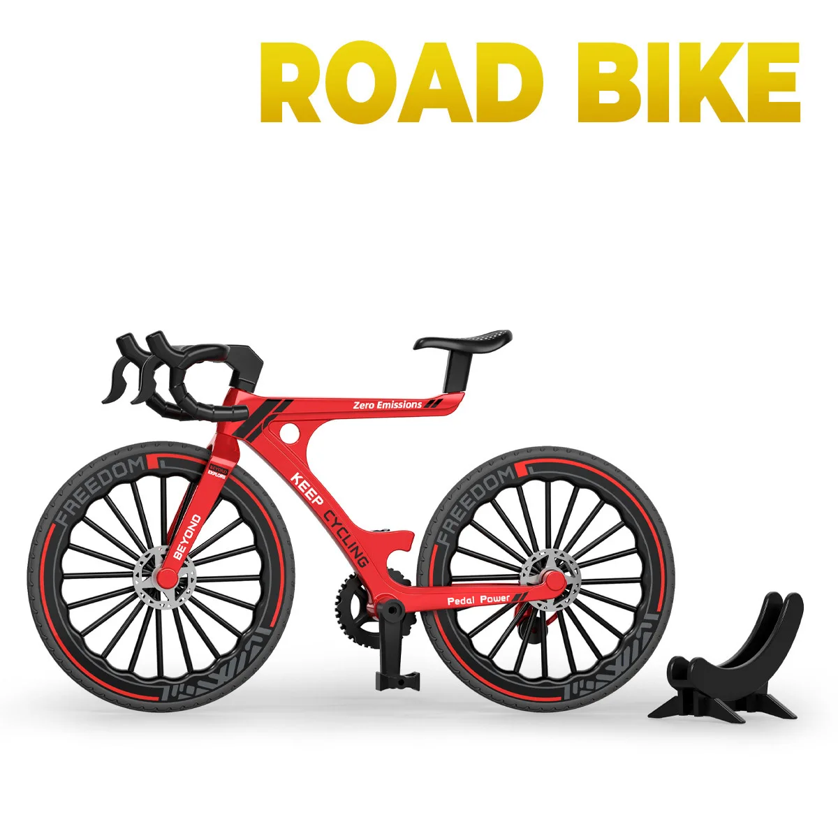 Modello 1:8 Mountain Alloy Bike Diecast Modello fuoristrada Collezione di biciclette in metallo Regali di simulazione Giocattoli per ragazzi