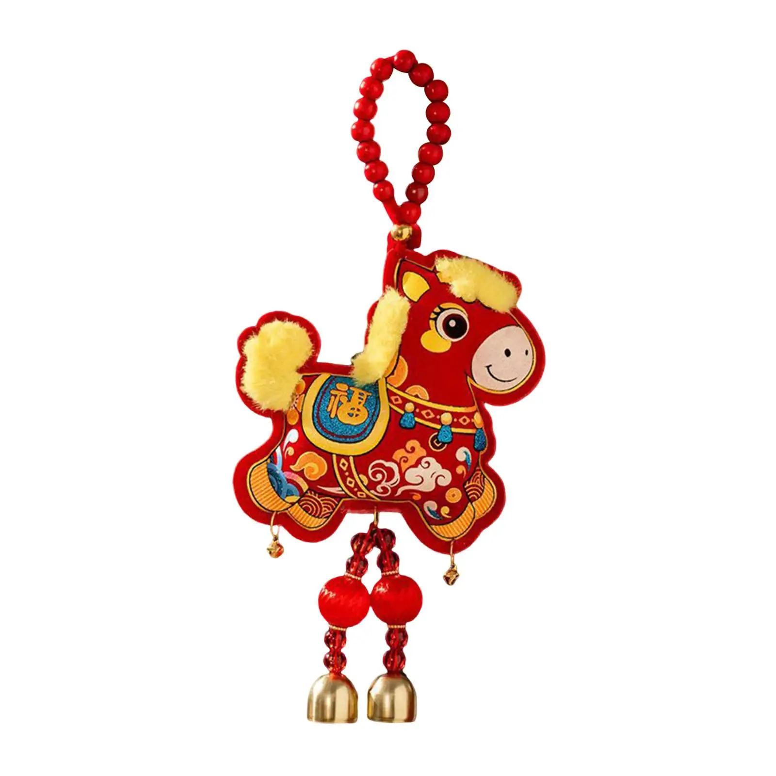 Ornement suspendu du Nouvel An chinois 2026, décoratif, pendentif porte-bonheur du Festival du Printemps pour chambre à coucher