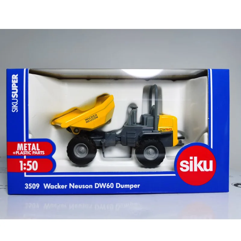 Diecast 1:50 Scale Siku 3509 Dump Truck Engineering Vehicle Alloy Model Collection Souvenir Display