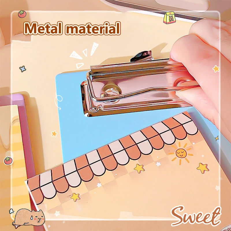 Kawaii Stationary Supplies Weekly Planner Notepad Cute Cartoon Capybara Mini Portable Notebooks Office Non-sticky Message Paper