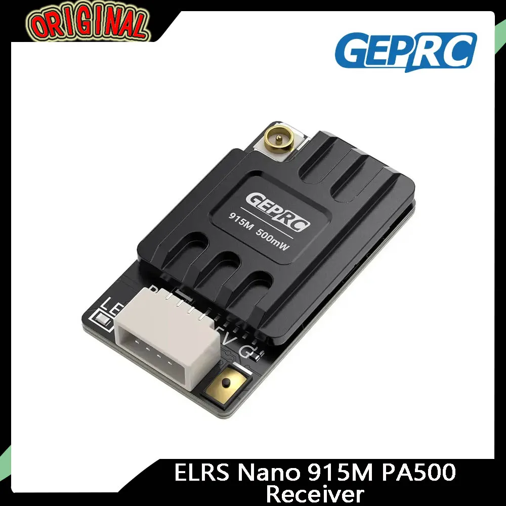 

Приемник GEPRC ELRS Nano 915M PA500 — 500 мВт, 25-200 Гц Refresh, TCXO, для квадрокоптеров дальнего действия DIY FPV для фристайла