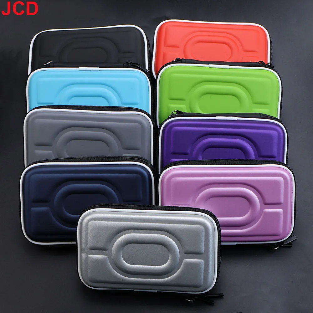 JCD 1pc Colors EVA Hard Case Storage Bag Pouch For 3DS NDSL NDSI GBA GBC Console Protective Carry Cover