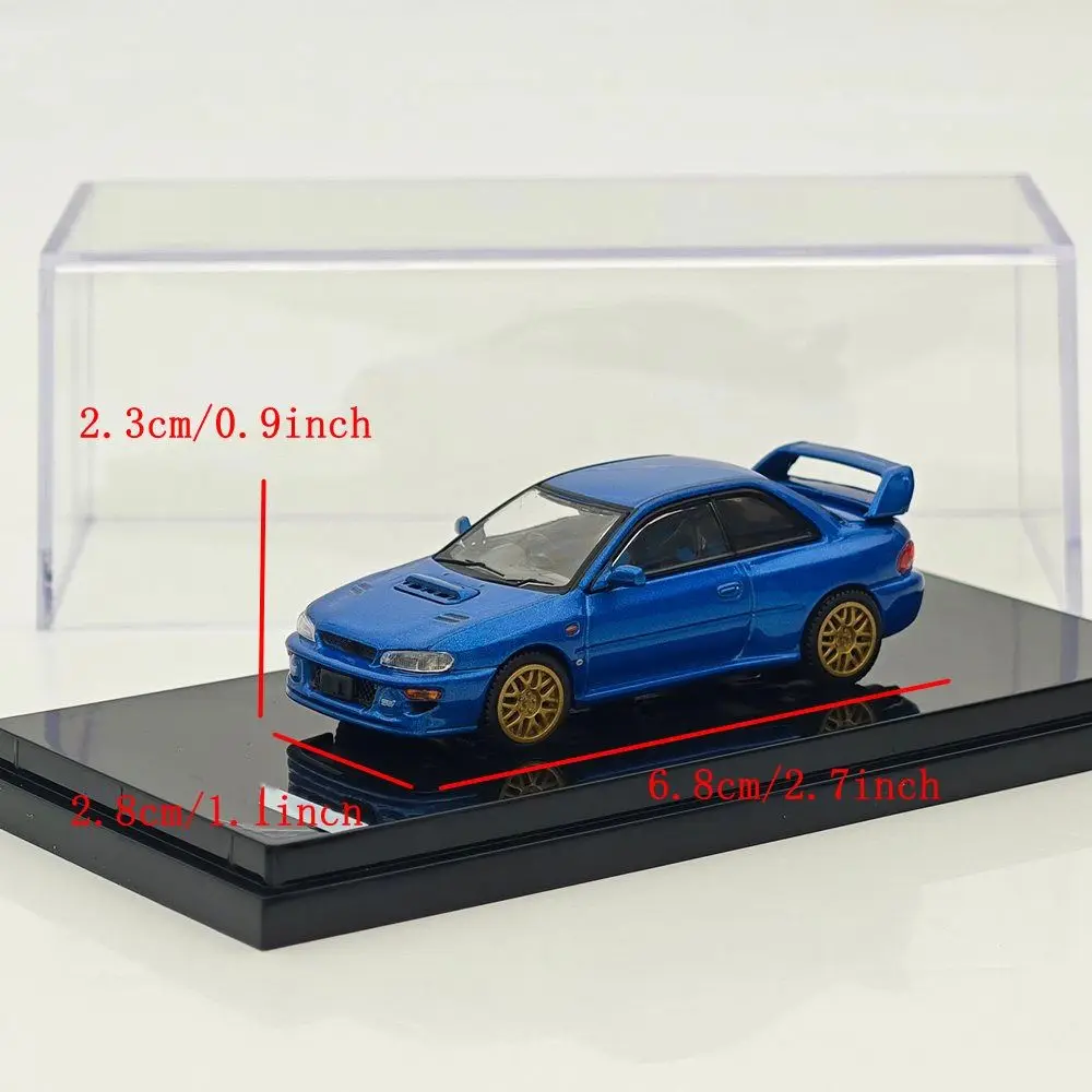 هواية اليابان 1/64 امبريزا 22B STi نسخة GC8 HJ646041BL سونيك بلو ميكا دييكاست نموذج سيارة مصغرة مجموعة لعبة سيارة السيارات #6