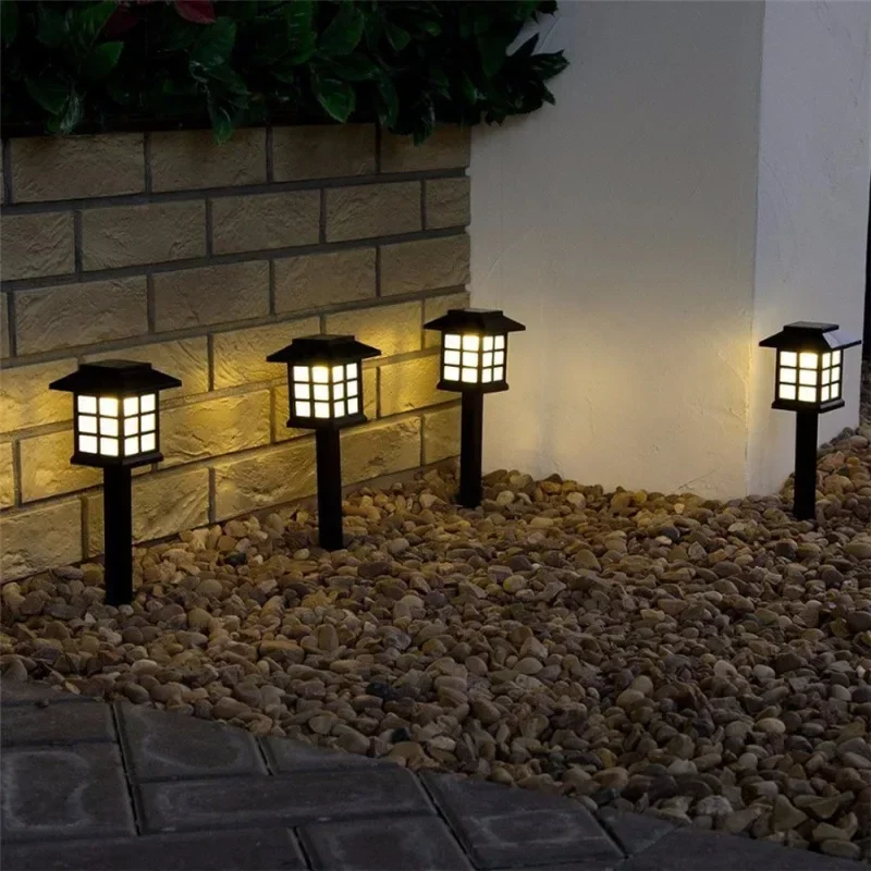 1 Pcs Solar Pathway Lights, Outdoor Solar Lamp Waterproof Landscape Lighting for Garden,Yard,Patio,Walkway,Driveway Decor