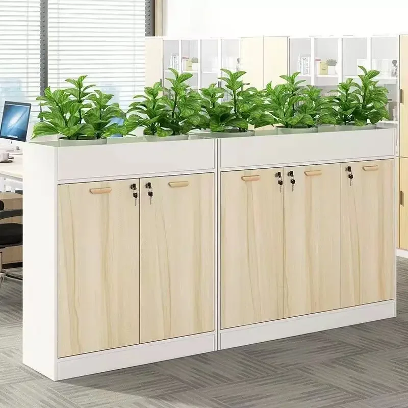 CXX office wooden files, partitions, data cabinets modern simple lockers