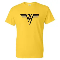 Van Halen Printed T-Shirt Men's Casusl Streetwear Rock Band Tshirt Fashion High Quality Short Sleeve Unisex Crew Neck Tees Tops