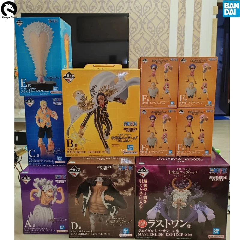 

Совершенно новый BANDAI Ichiban Kuji One Piece Borsalino Luffy Sanji Bartholemew Kuma Future Island Egghead Аниме Фигурка Игрушки Подарки