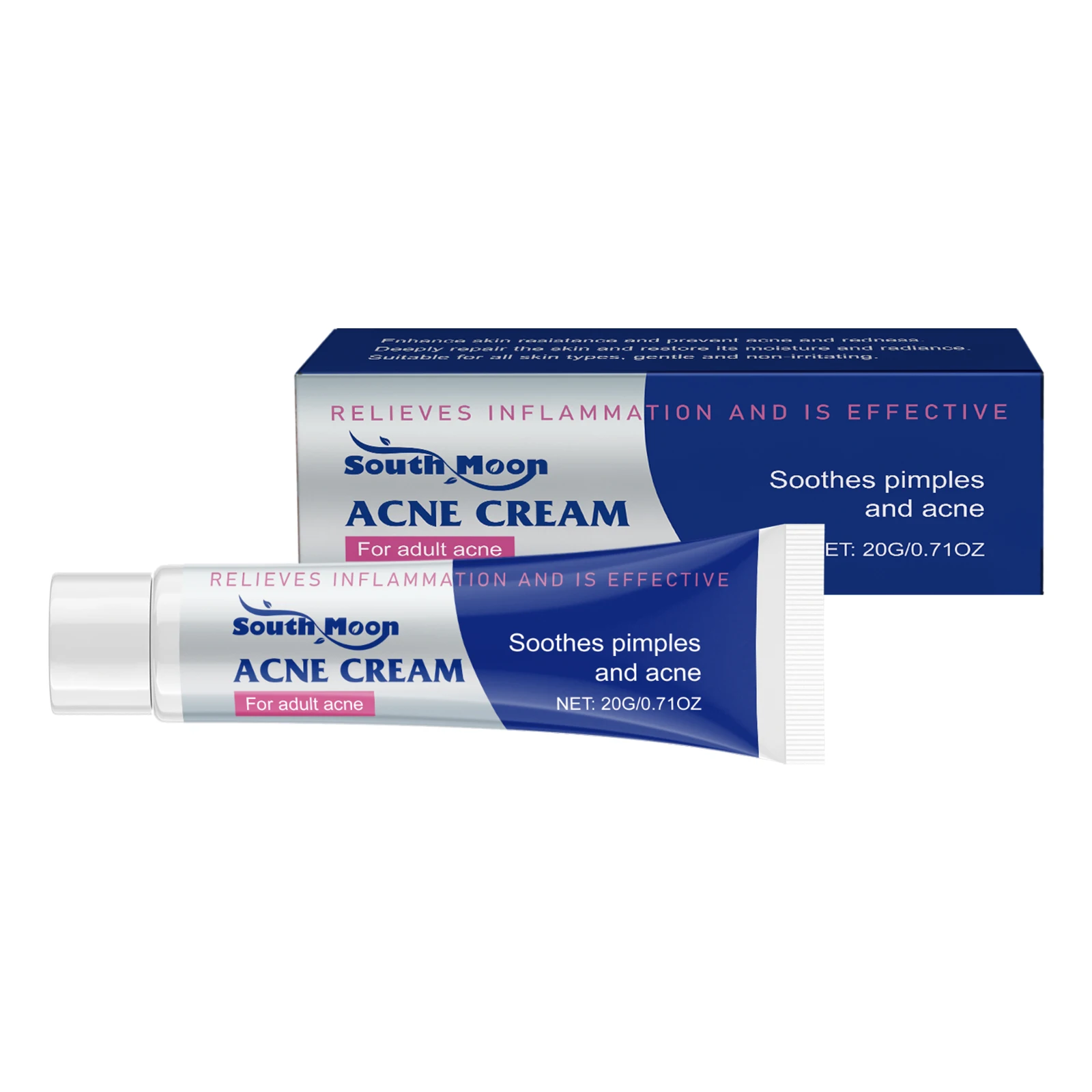 Crème Anti-acné 20/40/60g, contrôle du sébum, réparation des boutons, élimine les marques d'acné, nettoyage, hydratant rafraîchissant, crème rétractable des pores de la peau