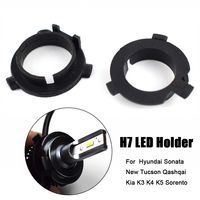 Auto H7 LED Holder Car Universal Headlight Base Bulb Socket Adapter for Hyundai Sonata New/Tucson/Qashqai/Kia K3 K4 K5/Sorento