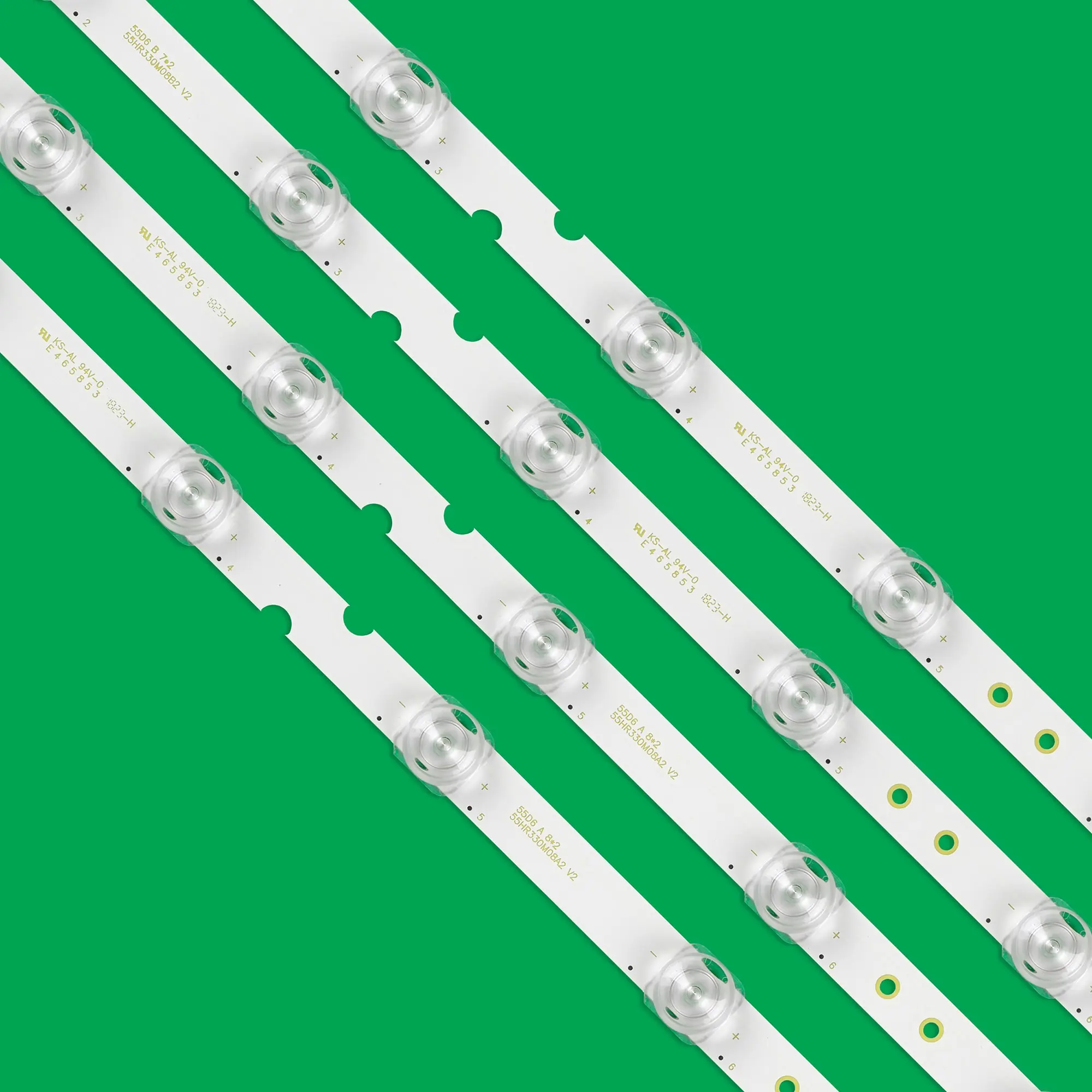 LED strip for TCL 4C-LB5507-PF01J 4C-LB5507-PF05J 4C-LB5508-PF01J 4C-LB5508-PF05J KW-55D-L08-20190725V3 KW-55D-L07-20190725V3