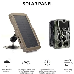 Wiederaufladbares Solarladegerät für Jagdkamera, Trail Game Panel Kit, 3000mah, 6v-12v 10 Hauptschweinjagd -Jagdverkäufe - №8