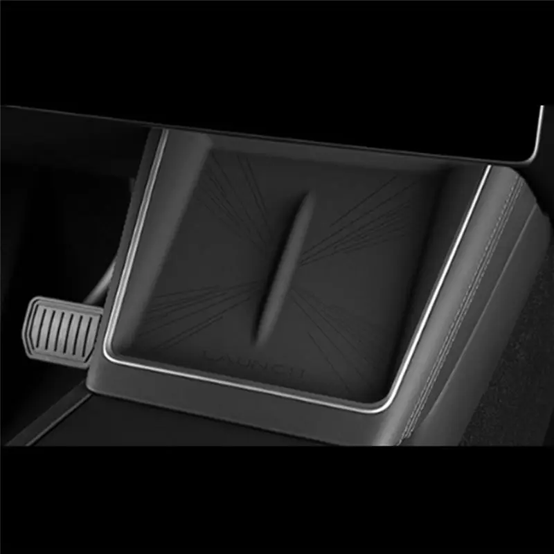 Car Center Console Wireless Mat Screen Protect Frame For Tesla Model Y Juniper 2025-A28K
