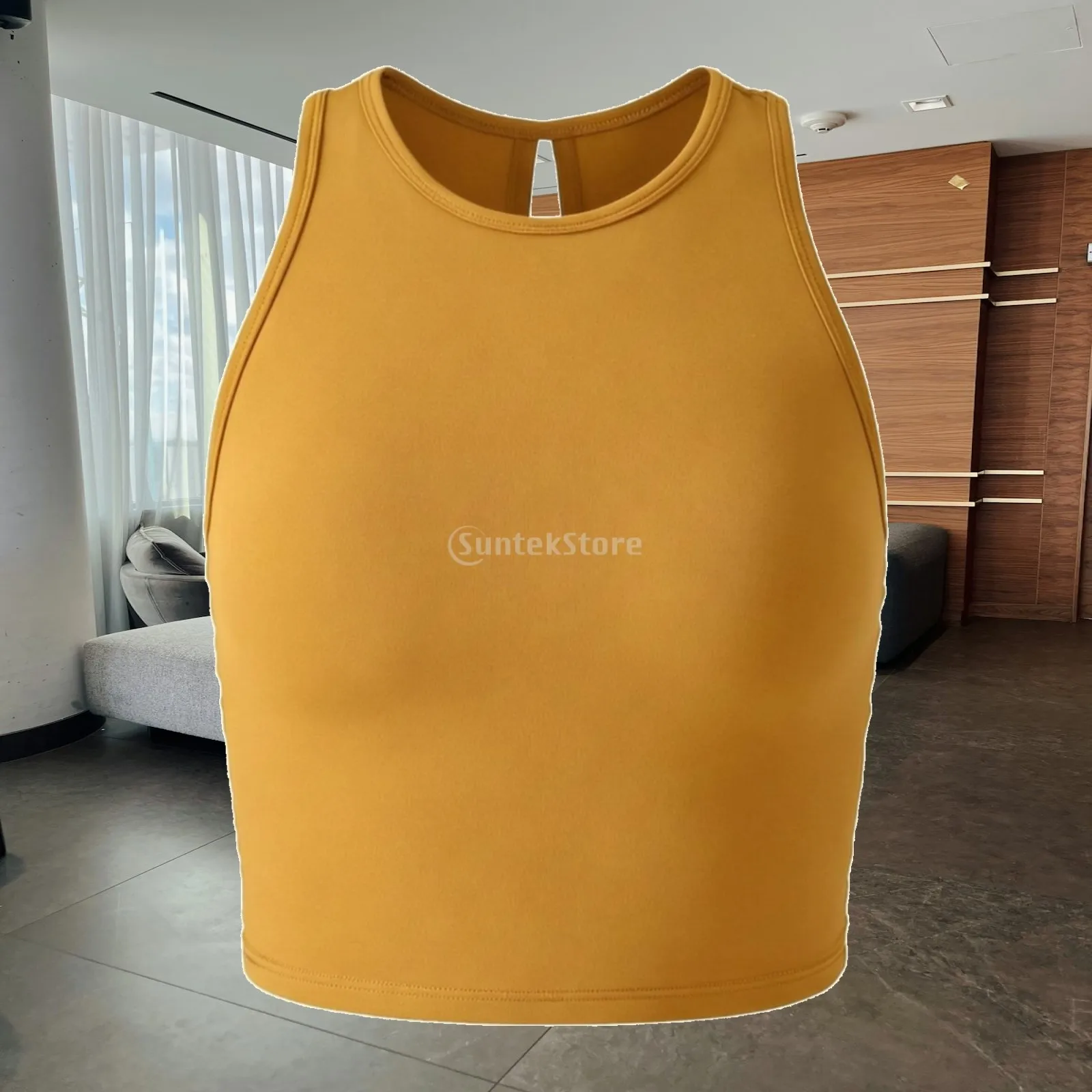 High Support Women Yoga Bra Padded Seamless Sports Crop Top Nylon Spandex Cross Back Bra for Fitness Training