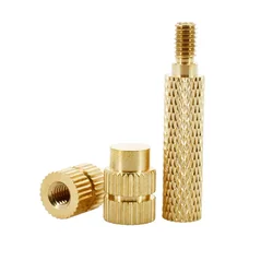 Brass Hot Melt Solder Tips Heating 3d Printer Insert Nut Tool Soldering Iron Tip Connector For Thread Nut M2 M2.5 M3 M4 M5 M6 M8