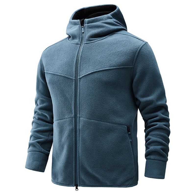 2022 Winter New Outdoor Tactical Soft Shell Fleece Jackets Men Hooded Windproof Mens Thermal US SWAT Army Hunt Hiking Coats 4XL