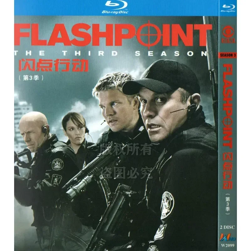 Canadian Action Crime TV Series Flashpoint Seasons 1 to 5 Blu-ray High Definition 11 Disc Set