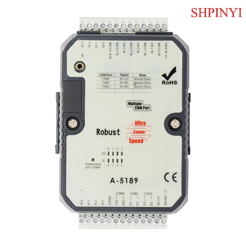 4DI 4AI 4DO PLC Analog Input Module Relay Output Controller(A-5189)