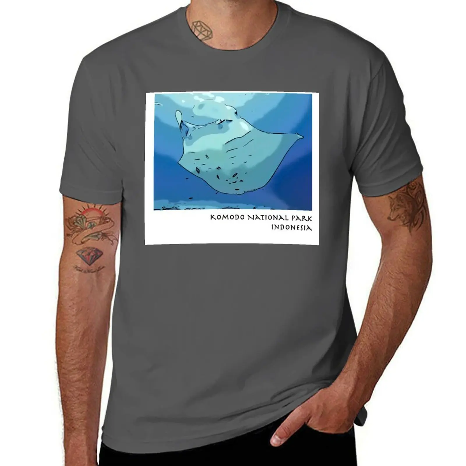 

Manta Ray T-Shirt t shirt man casual mens graphic t shirts man t shirt cotton T-Shirt