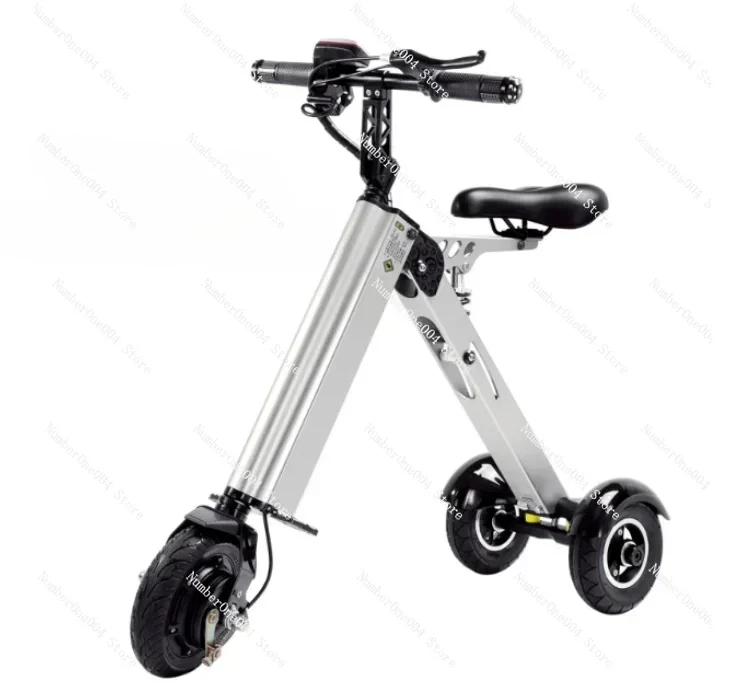 Suitable For2024 New Riding Smart 250W Electric Vehicle Tricycle Portable Electir Folding Bike Electric Scooters Support Custom