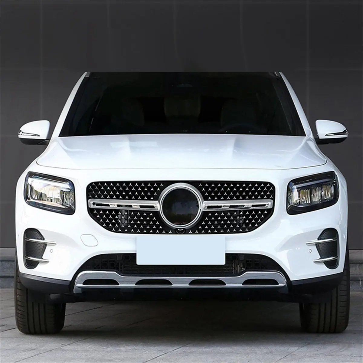 Mega Sale 1Pair Front Bumper Splitter Trim Cover for Mercedes Benz X247 Glb200 Glb220 24-25 Fog Lamp Air Knife Lip Spoiler Cove