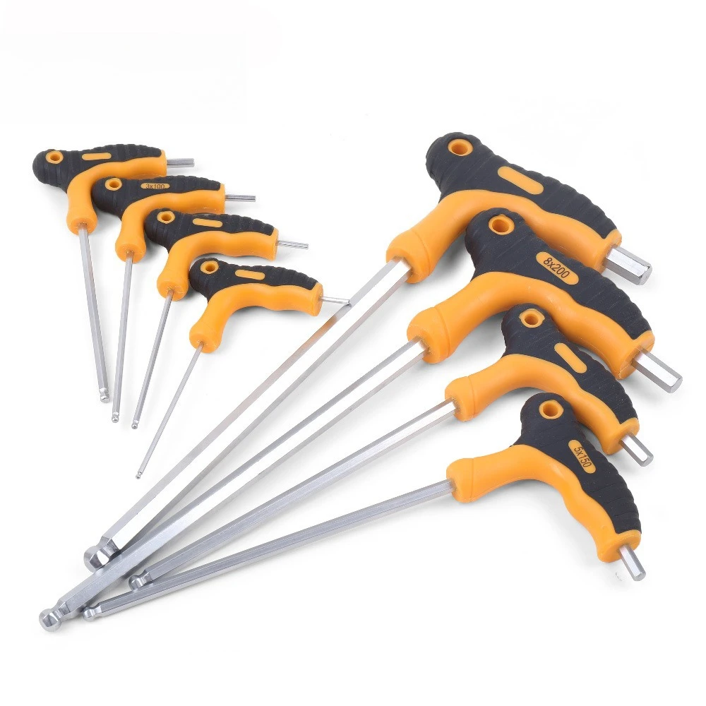 T-shaped ball head hexagon wrench