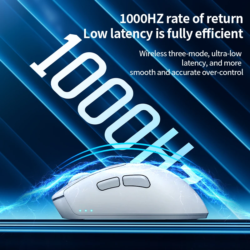 SOREX X1 1000 Hz snoeisnelheid Draadloze gamingmuis 6400 DPI Aanpassing op 6 niveaus Bluetooth 5.0 Lichtgewicht