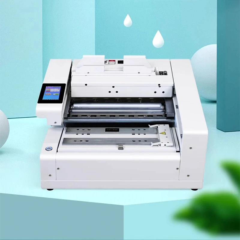 GD-W4000 Desktop Fully Automatic Binding Machine Wireless Hot Melt Glue Binding Machine Tender Documents Books Papers Reports Co