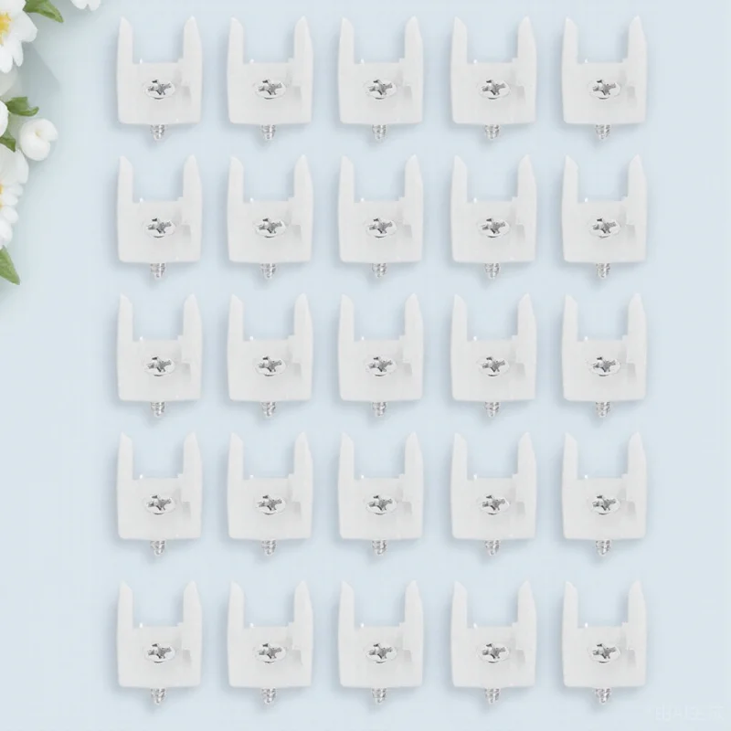 

100Pcs LED Light Strips Clips Plastic Mounting Fixing Clips for Tape Lights Waterproof Strip Holders Fasteners