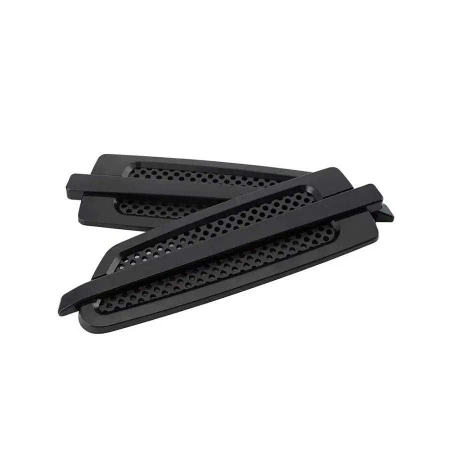 2pcs Car Side Air Flow Vent Hole Decoration Cover Car Fender Cover Auto Intake Grille Decorative Board Auto Car Exterior Decor