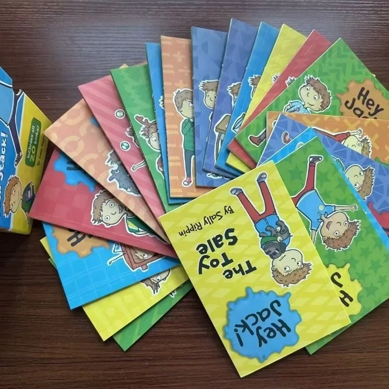 20 pezzi/set Hey Jack! Il Jack completo Stack Libro di fiabe con immagini in inglese Ponte per bambini Capitolo Lettura Confezione regalo per bambini Libros