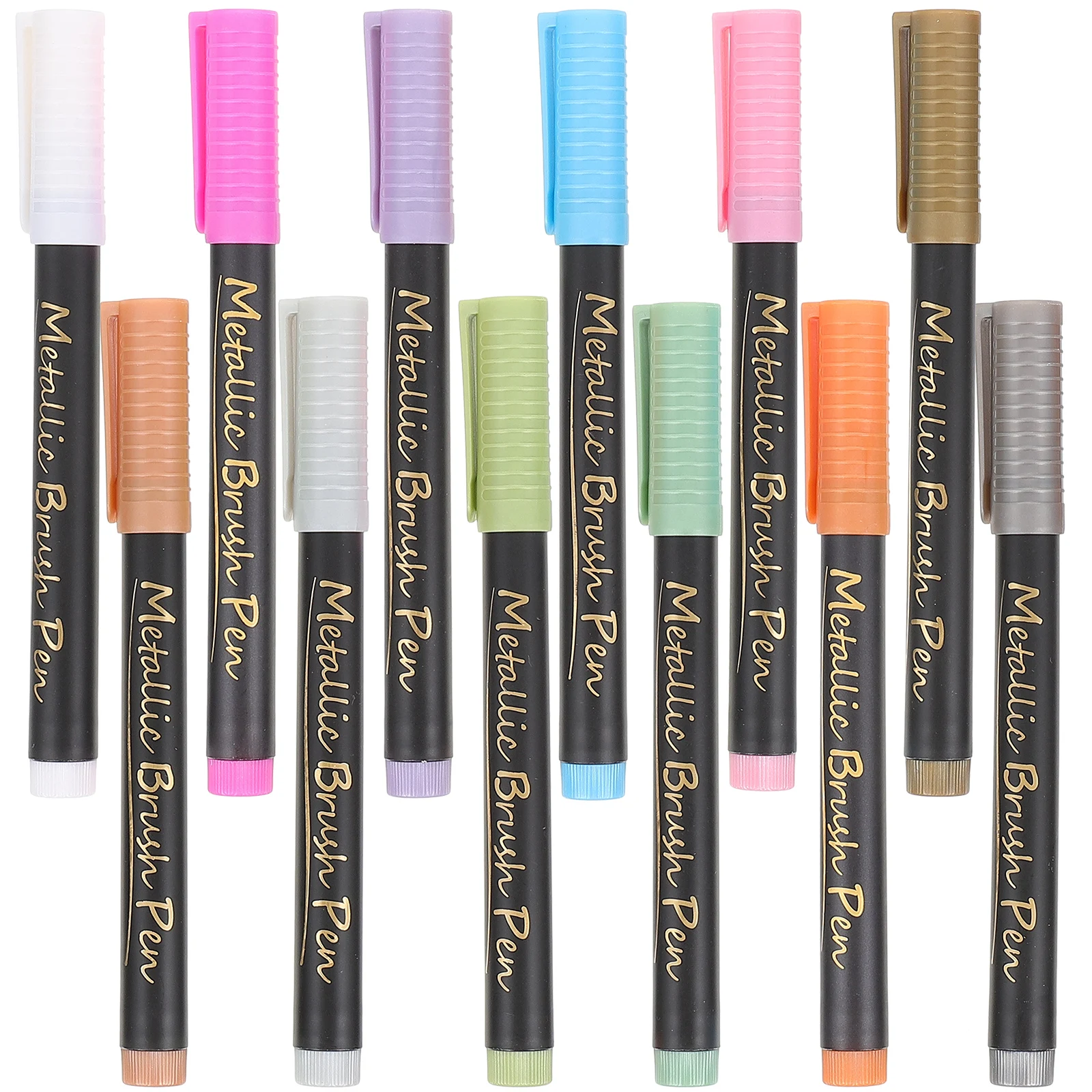 

12 Pcs Soft-head Marker Pens Graffiti Marking Colored Markers for Kids Paint Permanent Colorful Child