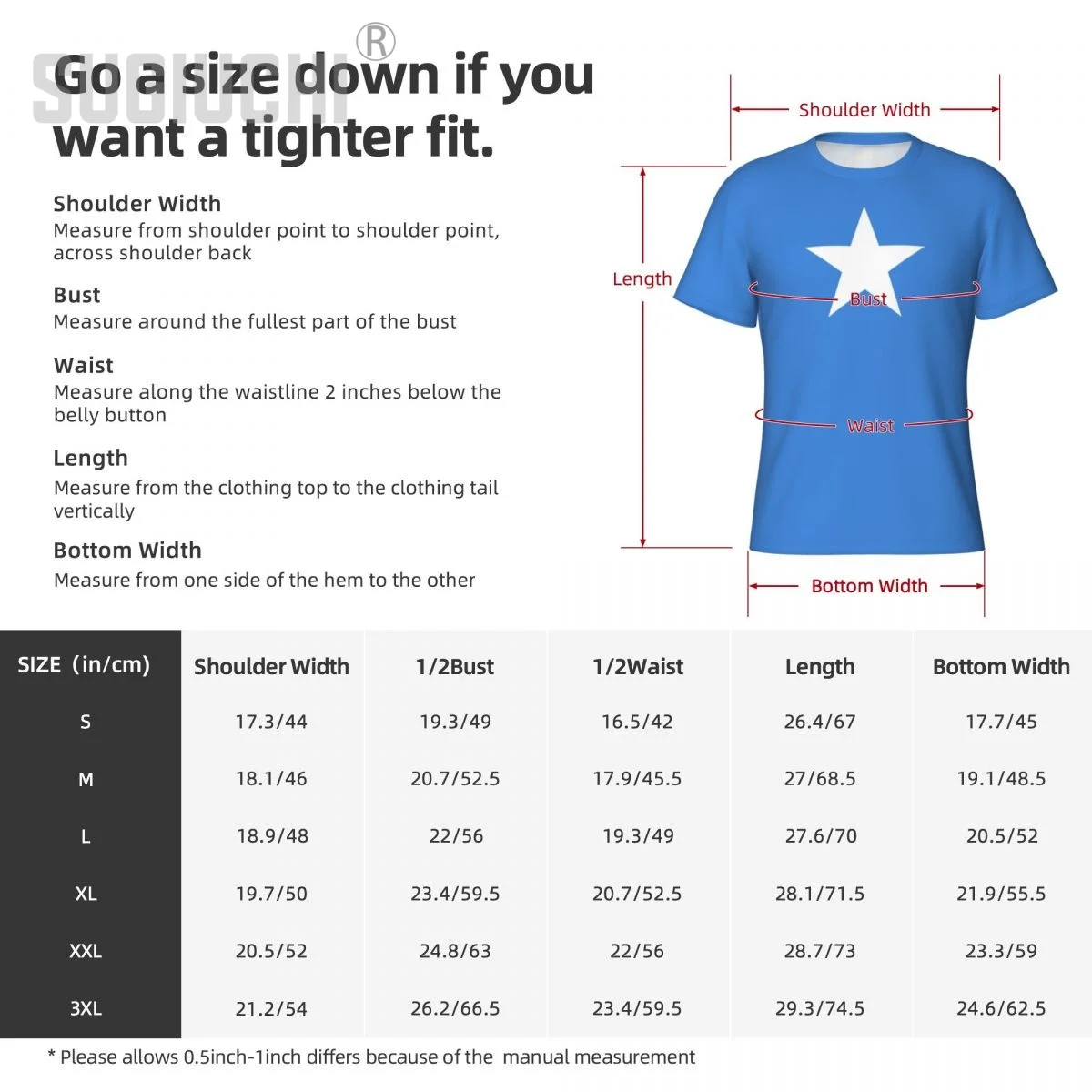 Tight Sports T-shirt Somalia Flag 3D For Men Women Tees jersey Clothes Soccer Football Fans Gift Patriotic T shirt