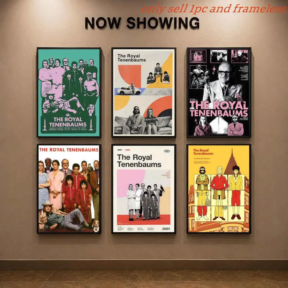 Classic Movie T-The Royal Tenenbaums Poster Painting Prints Wall Art Picture Film Room Home Bar Cafe Decor Mural