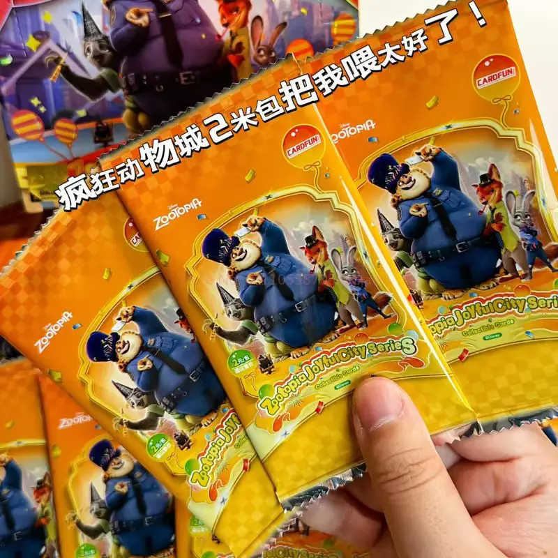 

Hot Sale Genuine In Stock Card.Fun X Disney Zootopia Joyful City Series Anime Collectible Cards High Quality Surprise Gift