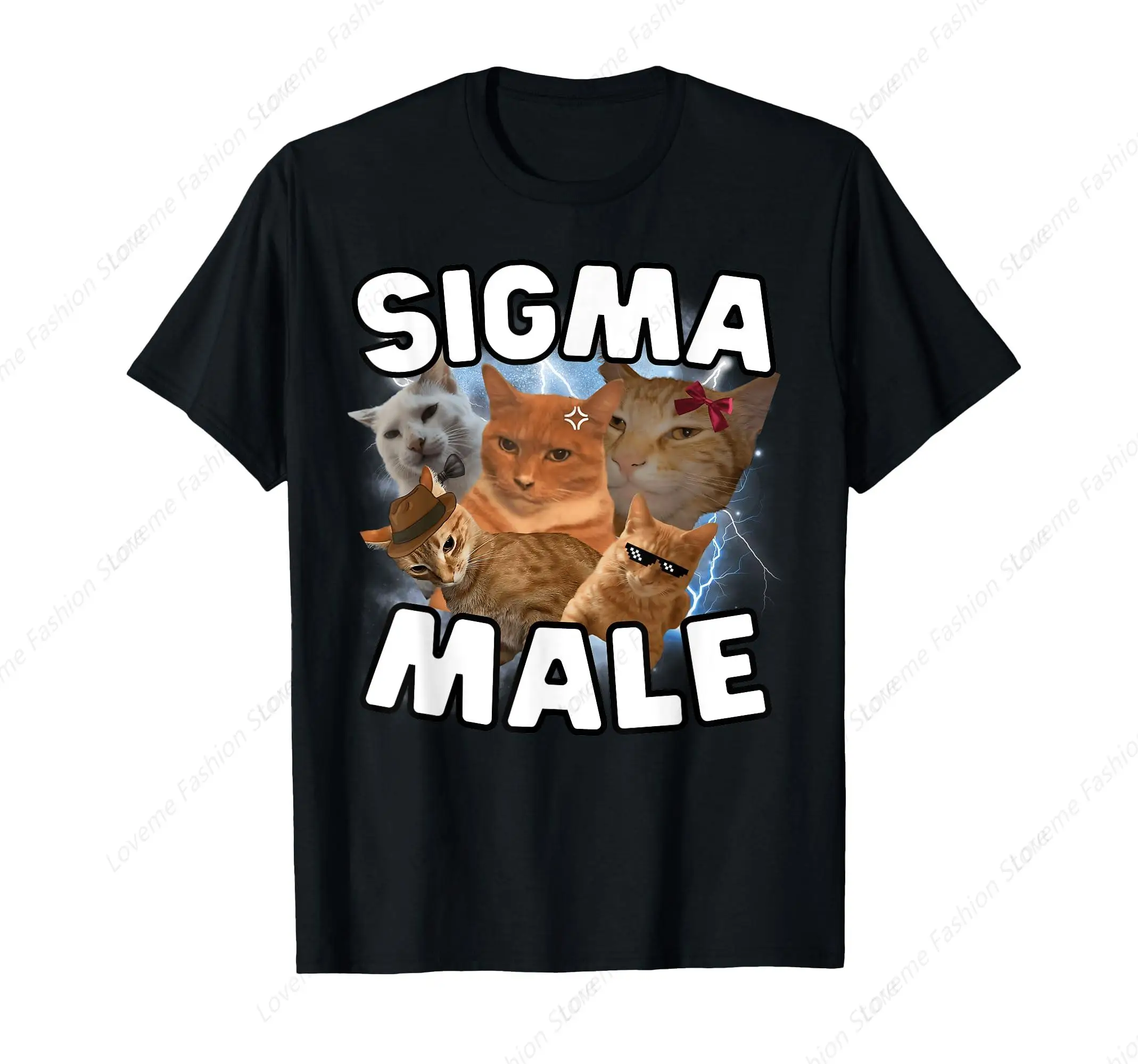 Футболка Sigma Male Cat Meme