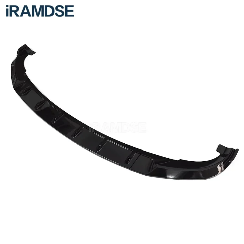 ID4 Front Bumper Lip for Volkswagen ID.4 Air Splitter Car Body Kit Spoiler 2021-2024 Black Skirts Accessories